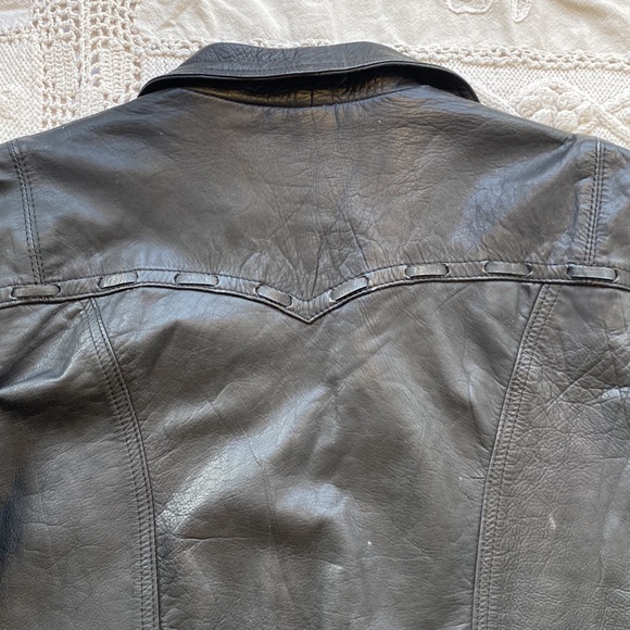 Light vintage leather jacket - Picture 5 of 6